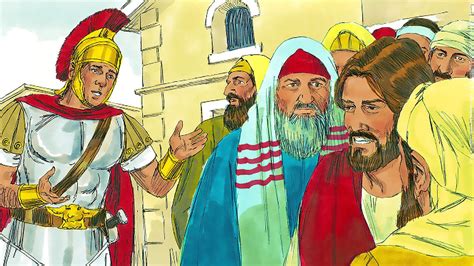 the story of the centurion and jesus.